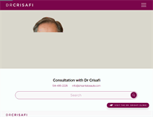 Tablet Screenshot of drcrisafi.com